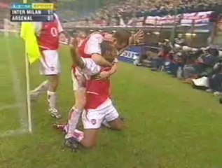 arsenal - henry, ljungberg, edu, pires vs inter milan