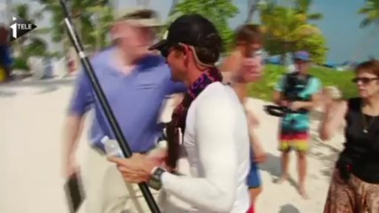 20h pour traverser  en paddleboard le détroit de Floride