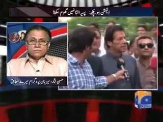 Hassan Nisar in Aaj Kamran Khan Kay Sat. Aug 2nd 2013