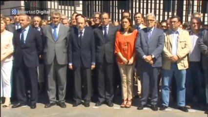 Minuto de silencio en el Congreso de los Diputados por la tragedia de Santiago