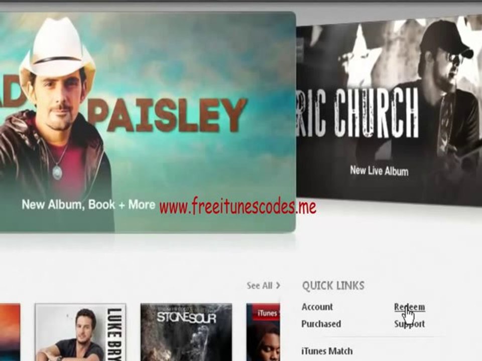 get free itunes codes emailed you