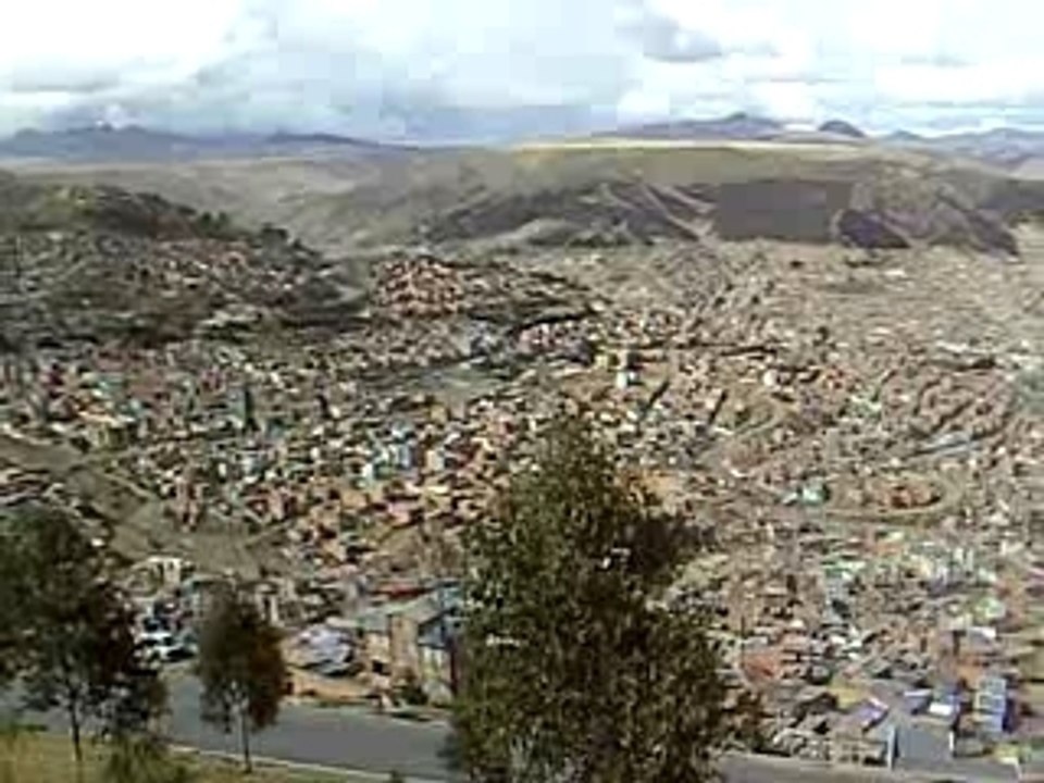 Vue de La Paz de El Alto