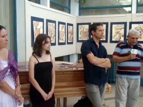 Vernisajul expozitiilor Raza copilariei , Andreea Oprea si Semne , Florin Buciuleac