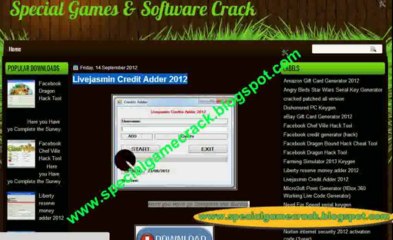 Livejasmin Credits Adder  [January 2013] Working
