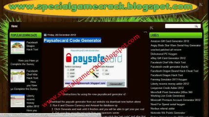 paysafecard code generator 2013(update)