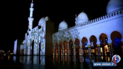 Amazing Lightning of Sheikh Zayed Mosque بالفيديو شاهد جمالية هذا المسجد
