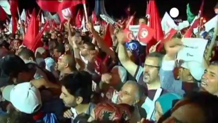 Manifestaciones en Túnez a favor de Ennahda