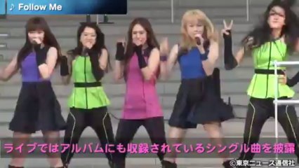 E-girlsがダイバーシティ東京の開業1周年をライブでお祝い！