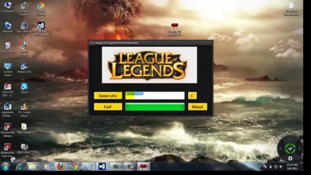 League Of Legends RIOT Point Code Generator [August 2013] Mediafire Link