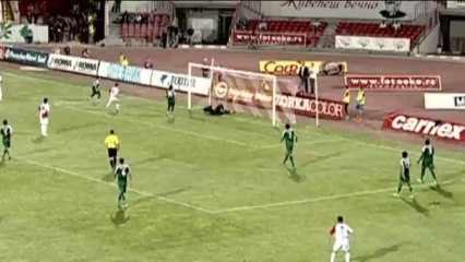 Miał szczęście czy mierzył? Piękny gol Vulicevica