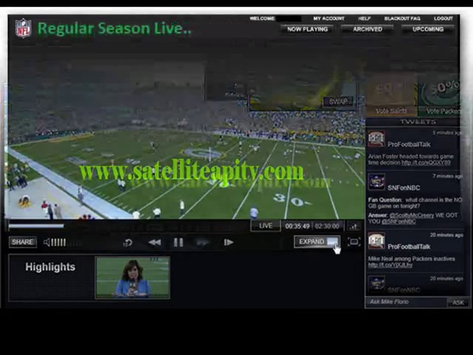 Watch New Orleans vs New England NFL Live on HD TV