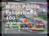 Catch NASCAR at Pocono Sun, 4th Aug