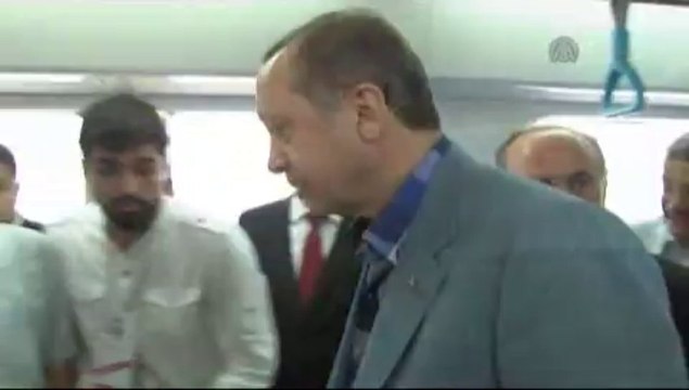 Başbakan Erdoğan, Marmaray'ı test etti