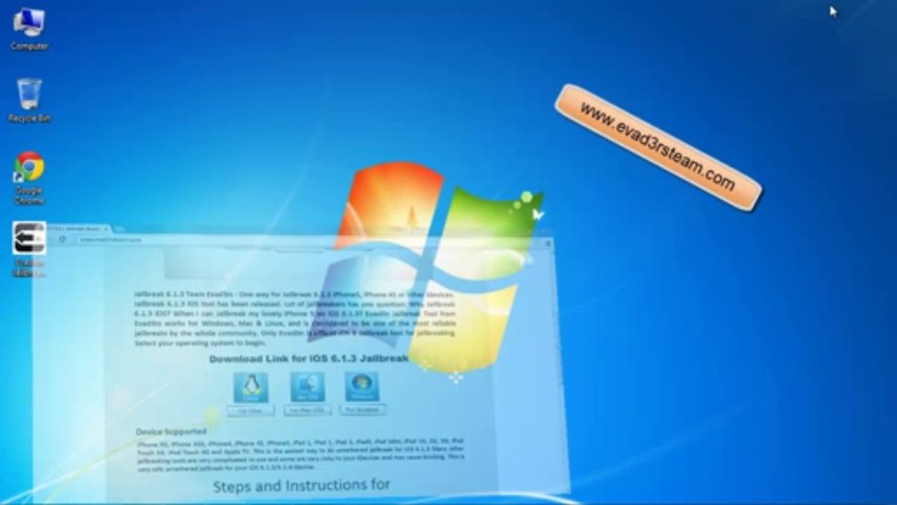New Evasion iOS 6.1.3 Jailbreak untethered released by Evad3rs Team