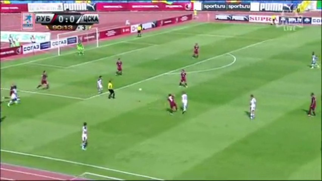 Рубин - ЦСКА 2 тайм 4 тур 2013
