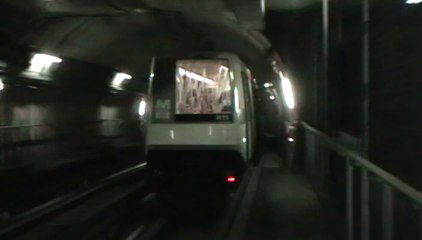 VAL206 : Départ de la station Marengo SNCF sur la ligne A du métro de Toulouse
