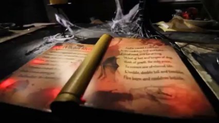 Dark-Magic-Animated-Book Halloween Prop