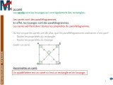5ème - PARALLELOGRAMMES PARTICULIERS - Le carré