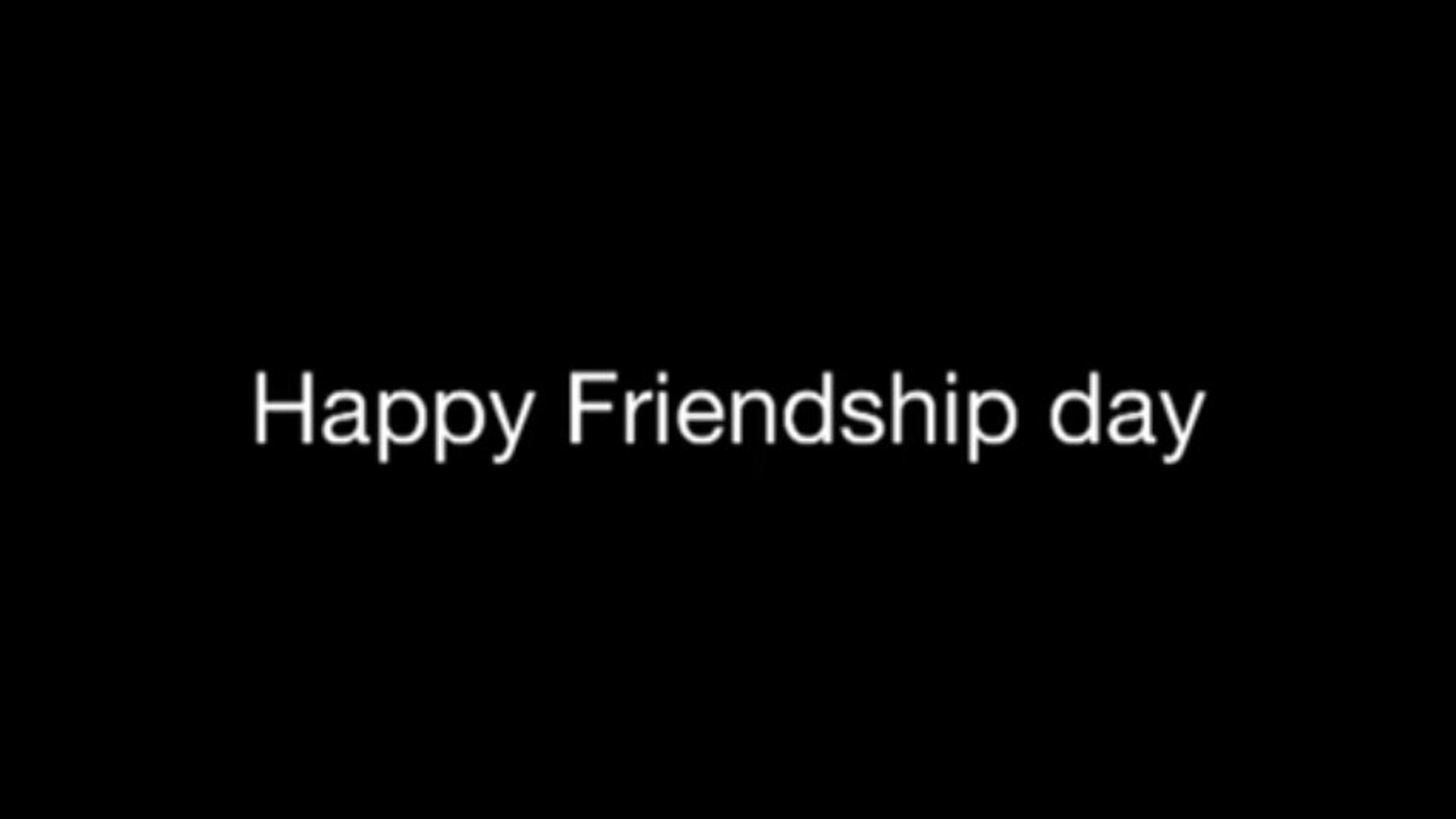 Happy Friendship Day :)