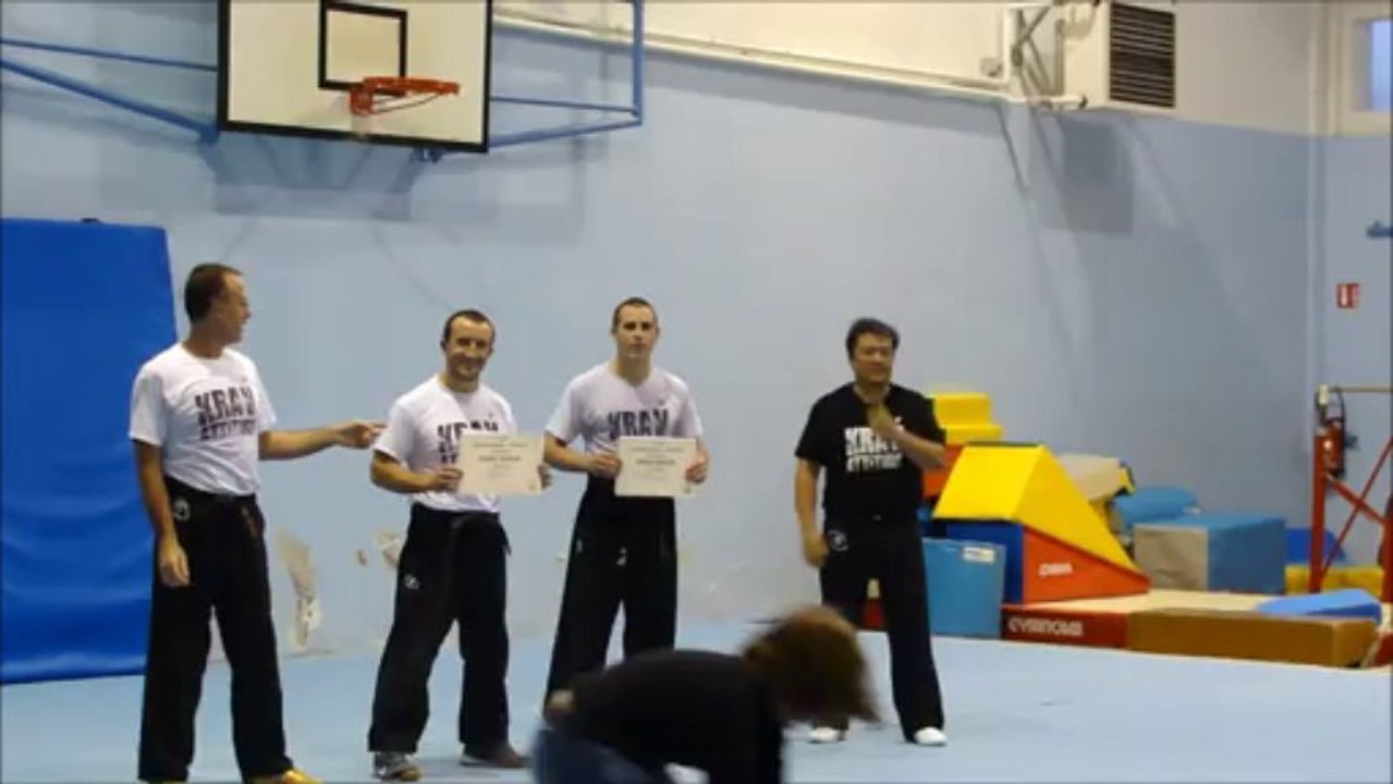 Remise des diplômes de Champion de France Technique de Krav Maga, catégorie Honneur - 2012-2013
