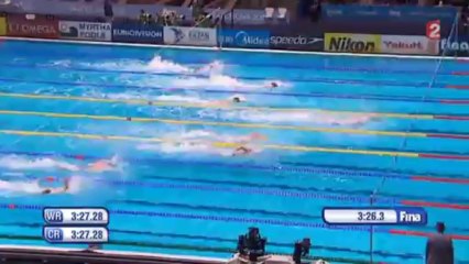 Médaille d'or au relais 4X100 4 Nages Hommes