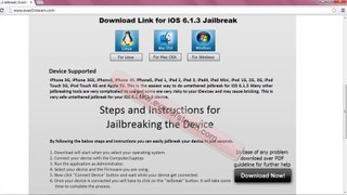 Latest iOS 6.1.3 Jailbreak | iPhone | iPod | iPad | Apple TV by Evad3rs