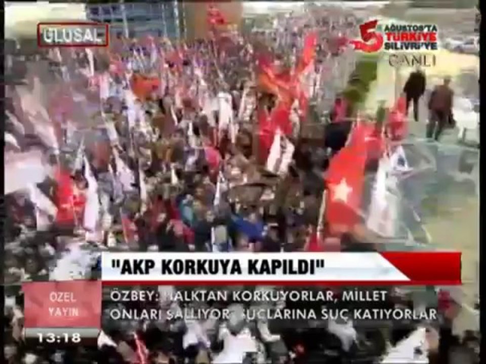 AKP, KORKUYA KAPILDI