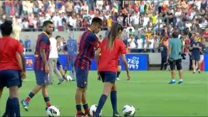 El Barça concluye en un abarrotado estadio de Tel Aviv su Tour de la Paz