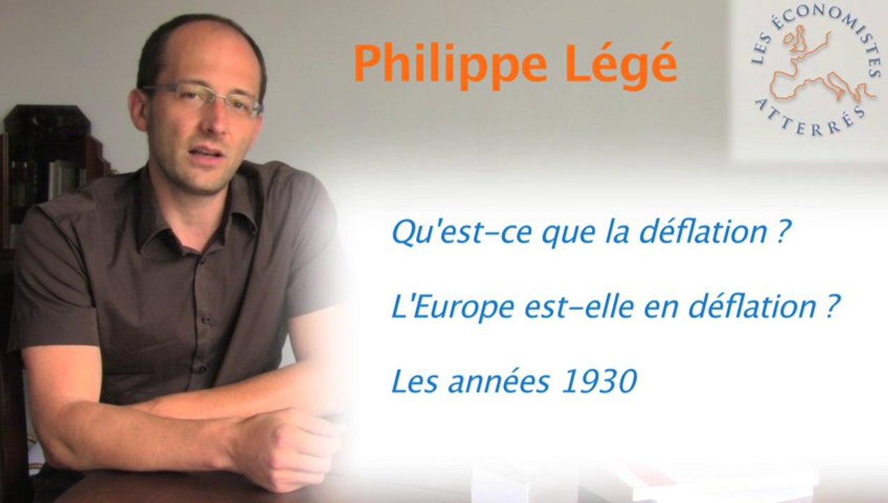Abcdaire atterrés - DEFLATION par Philippe Légé