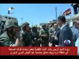 President Assad inspects and thanks the brave Syrian Soldiers