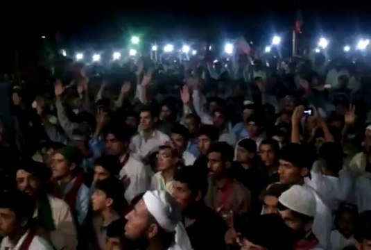 National Anthem at Karak City Last Official Jalsa Of Election Campaign. 9/5/2013