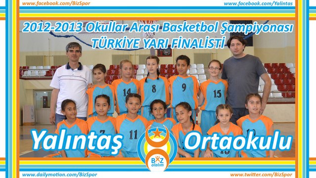 2012-2013 BASKETBOL BÖLGE BİRİNCİSİ YALINTAŞ ORTAOKULU