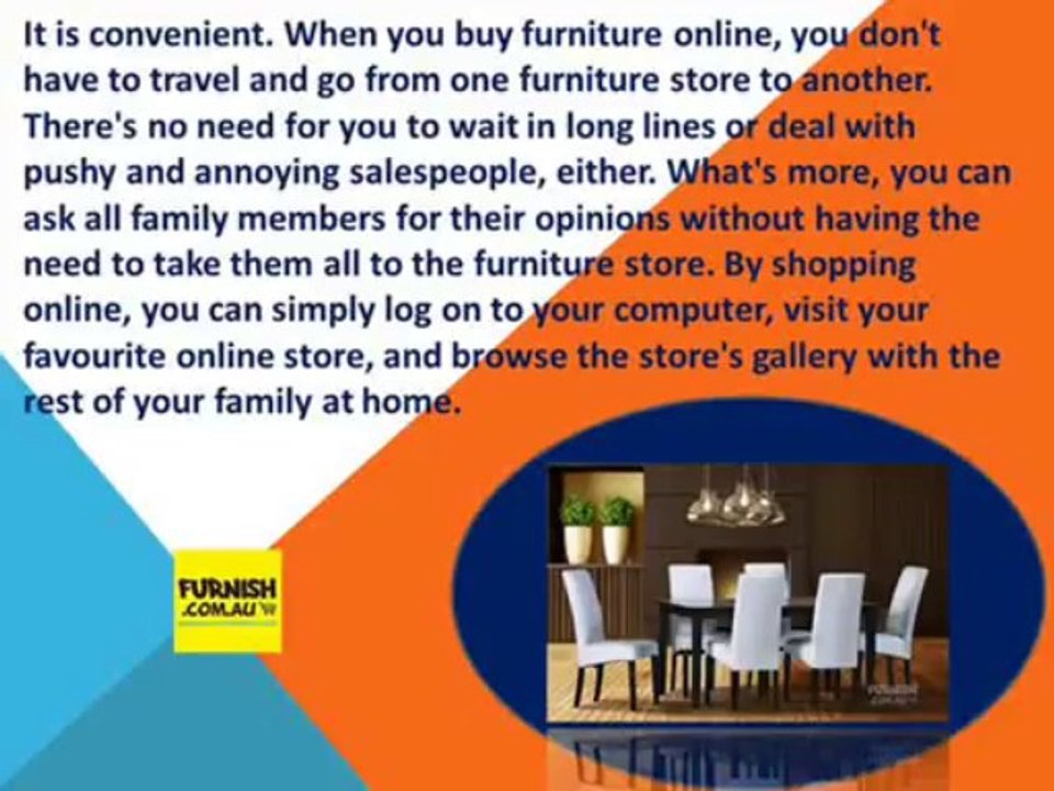 Advantages of Buying Furniture Online