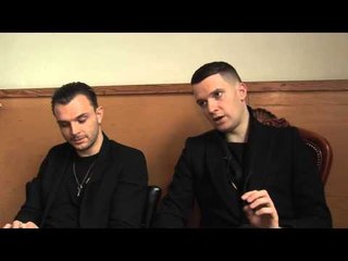 Hurts interview - Theo and Adam (part 1)