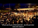 Tour des yoles 2013 - Victoire d'UFR/CHANFLOR au Marin et vidé des supporters au Robert - dimanche 04 août 2013