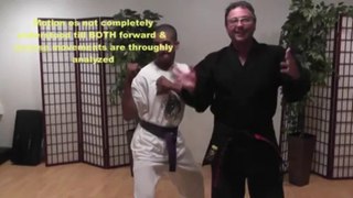 Kempo Karate Martial Arts strategy Side Kick Tip  defense maneuver 7 - GM Jim Brassard