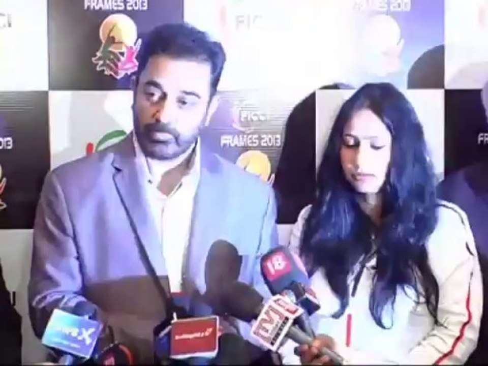 kamal hasan at FICCI FRAMES 2013