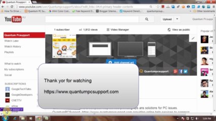 Youtube: Social and Custom links in Channel Banner