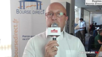 02/08/13 : Les Experts de Bourse Direct dans l'émission "Duplex Bourse" sur Décideurs TV