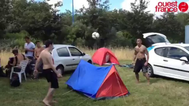 Le port se transforme en camping - Le port de Lorient se transforme en camping