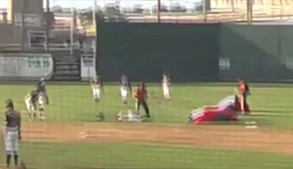 Atterissage douloureux en parachute