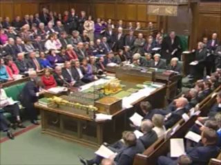 David Cameron and Gordon Brown argue over the issue of Baby P, Nov 12, 2008.