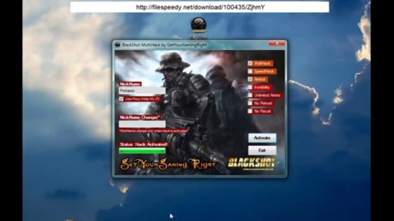 Blackshot Multihack Août 2013 Télécharger - Wallhack, Speedhack, Aimbot