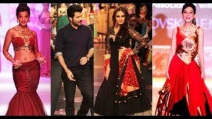 Bollywood Celebs on ramp at IIJW