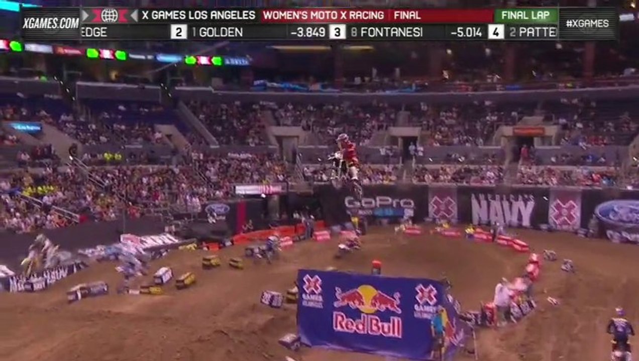 X Games Los Angeles : Meghan Rutledge chute en motocross dans le dernier tour