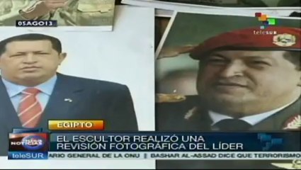 Egipto: Escultura del Hugo Chávez se exhibirá en parque de El Cairo