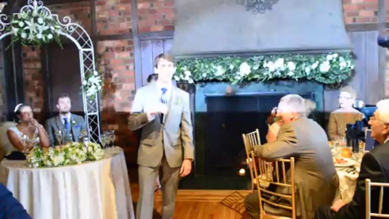 John and Kaitlin Bruno Wedding 'Toasting the Bride and Groom' Massapequa, NY_August 3, 2013