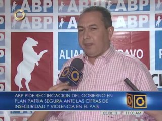 Diputado Richard Blanco asegura que fracasó el plan 21 de seguridad del gobierno