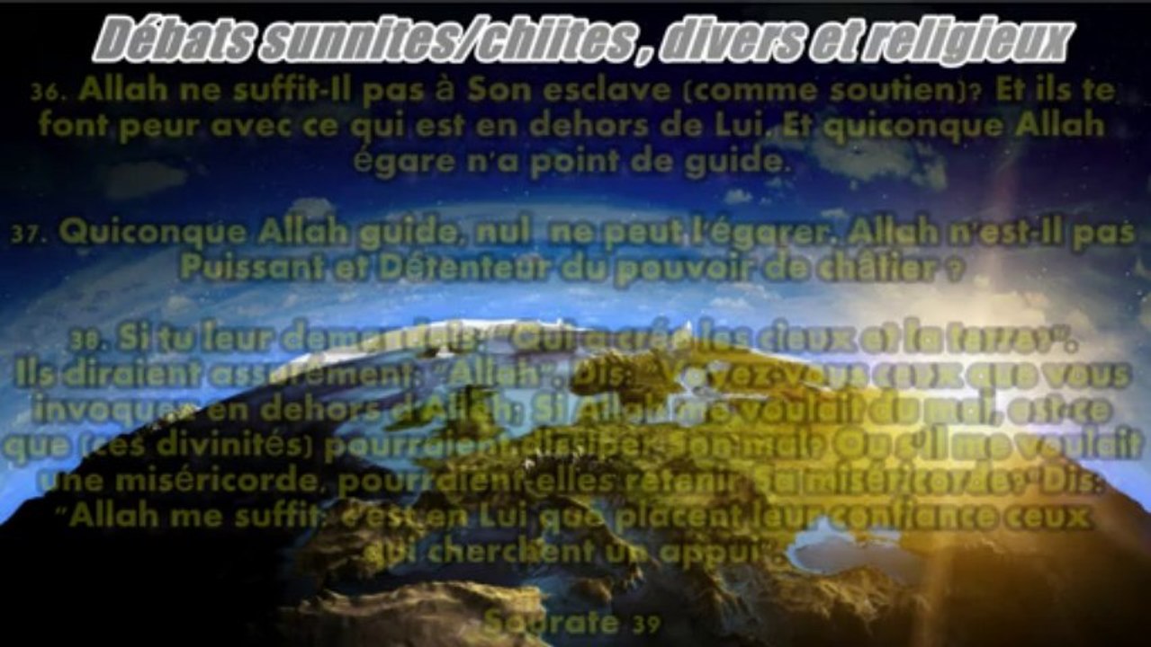 shirk chiite de Cyrous qui invoque le Mahdi chiite(inconnu) en direct
