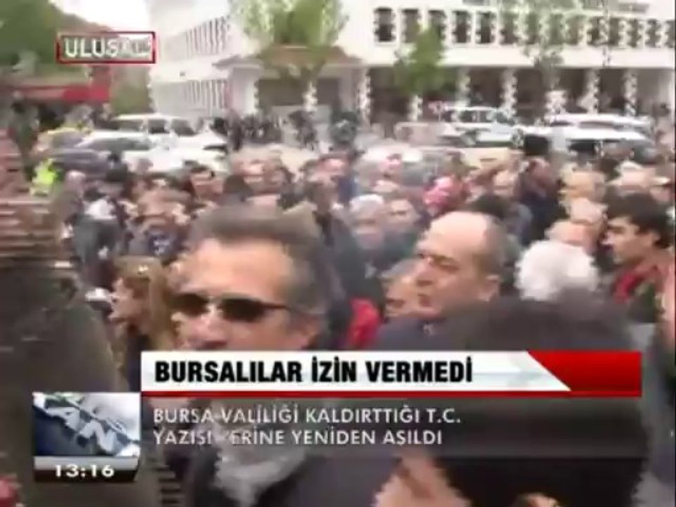 BURSA'LILAR İZİN VERMEDİ.